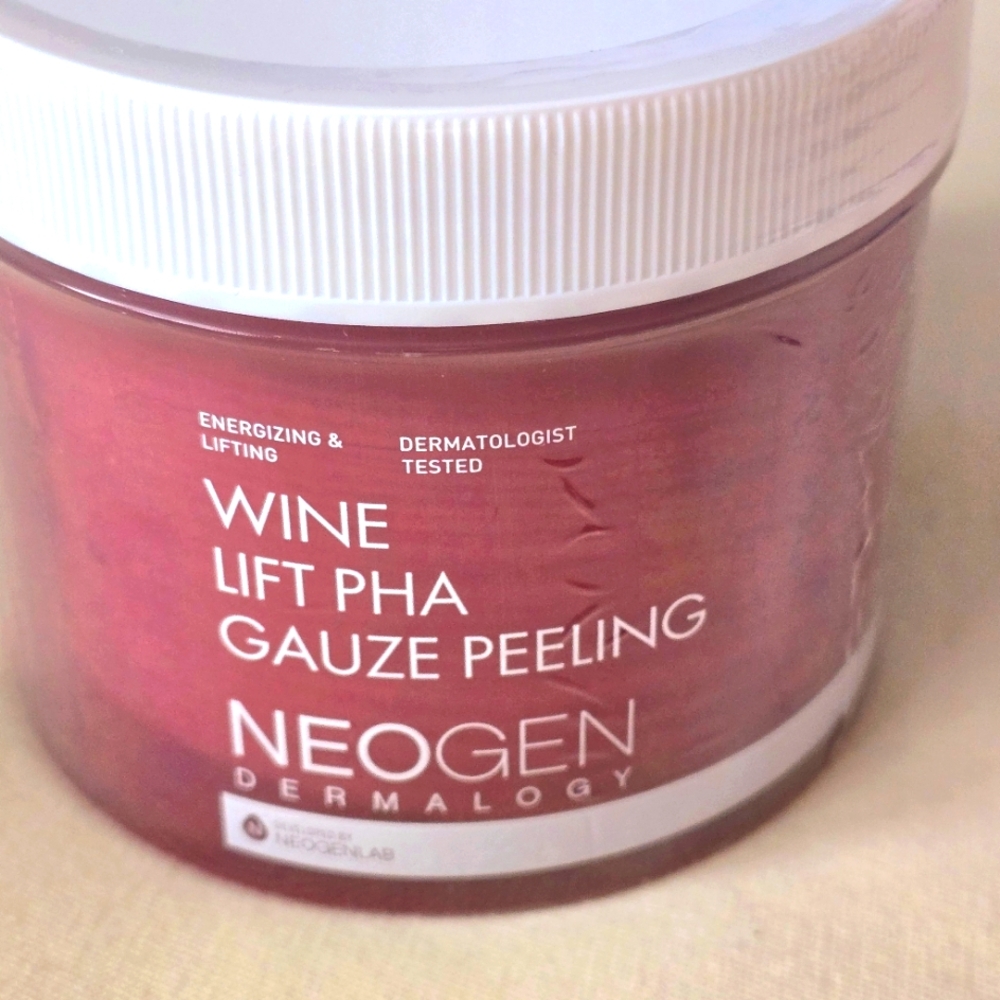 NEW! NEOGEN Wine Lift PHA Gauze Peeling 190 ml (30 Pads)